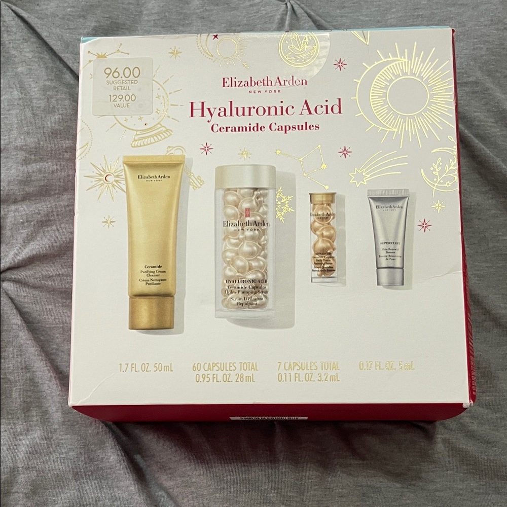 Elizabeth Arden Gold and Red Skincare Set